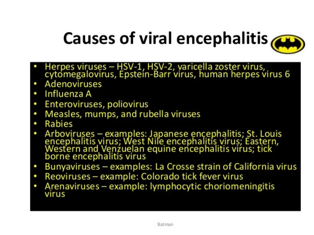 Viral Encepalitis BSc.3 Viral encephalitis is - slide 3 of 17