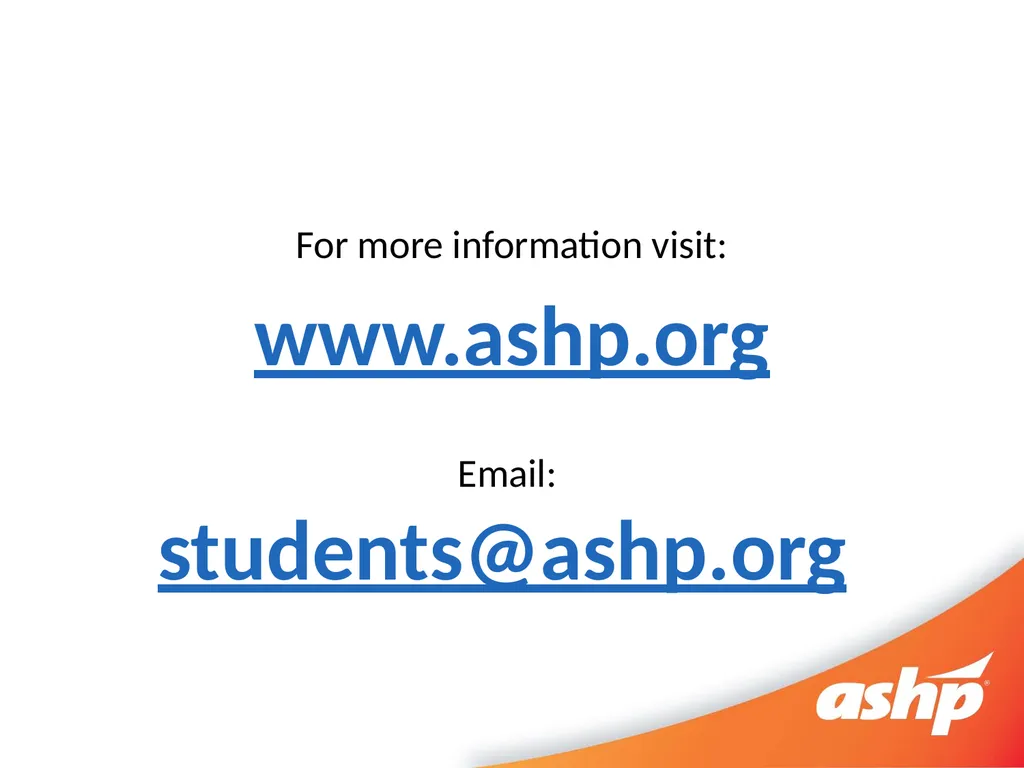 Introduction to Careers in Acute and Ambulatory - slide 13 of 13
