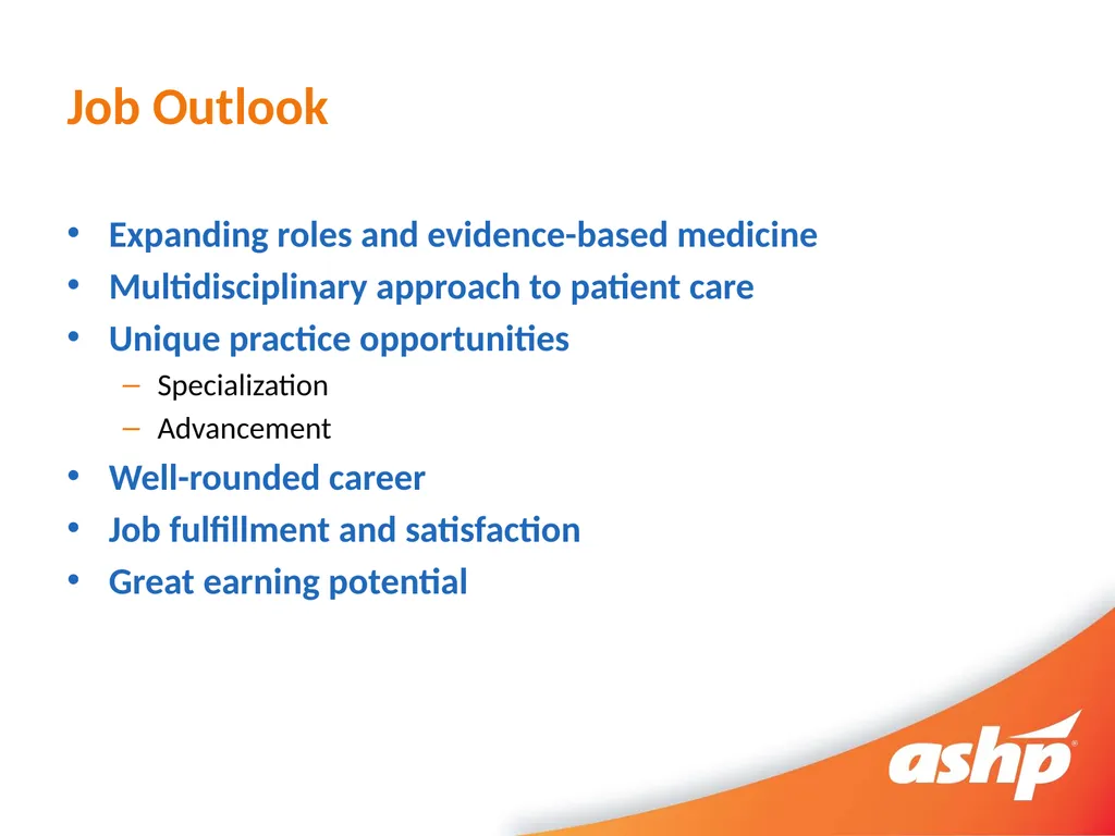 Introduction to Careers in Acute and Ambulatory - slide 11 of 13