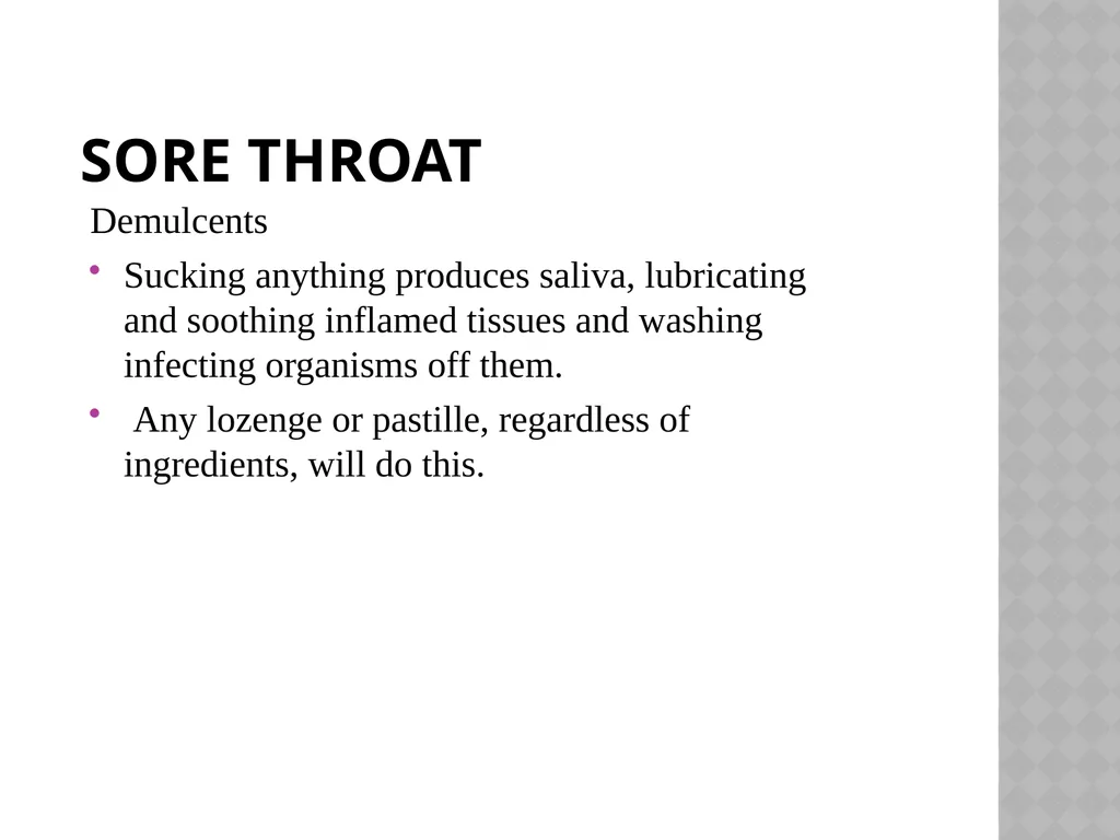 Common cold Done by: Assist. Lec. Shaymaa Hasan - slide 48 of 58