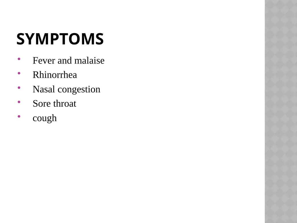 Common cold Done by: Assist. Lec. Shaymaa Hasan - slide 3 of 58