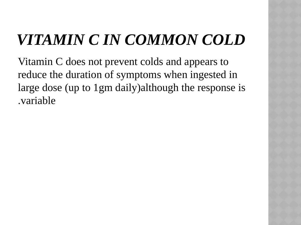 Common cold Done by: Assist. Lec. Shaymaa Hasan - slide 55 of 58