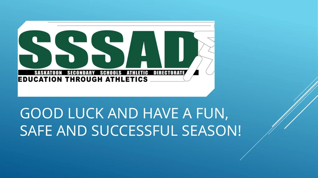 SSSAD ATHLETE EDUCATION CONCUSSION GUIDELINES WHAT - slide 18 of 18
