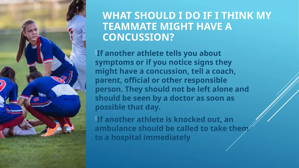 SSSAD ATHLETE EDUCATION CONCUSSION GUIDELINES WHAT - slide 8 of 18