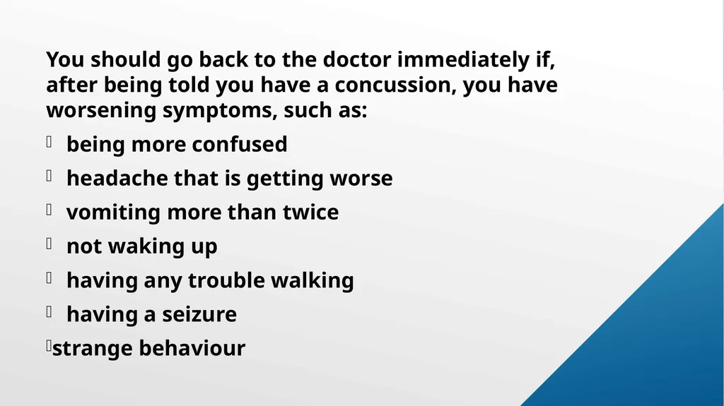 SSSAD ATHLETE EDUCATION CONCUSSION GUIDELINES WHAT - slide 12 of 18