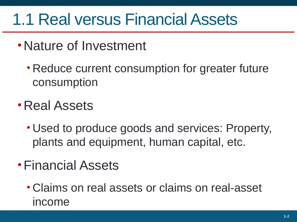 Investments: Background and Issues 1 Bodie, Kane, - slide 2 of 36