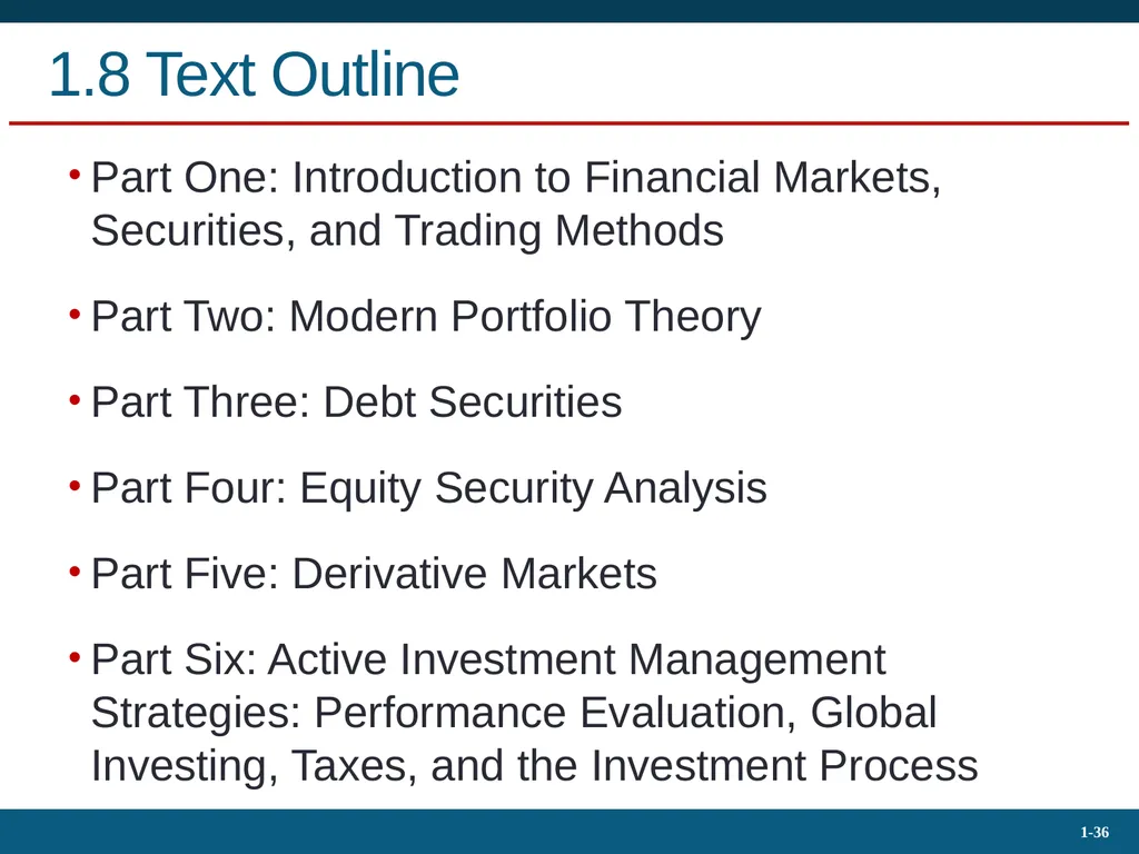 Investments: Background and Issues 1 Bodie, Kane, - slide 36 of 36