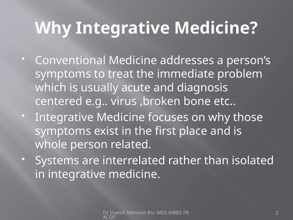 An Approach to Integrative Management Dr Inanch - slide 2 of 41
