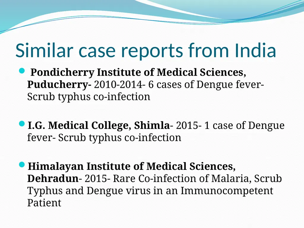 A case of Dengue Virus & Ricketssia co-infection - slide 13 of 16