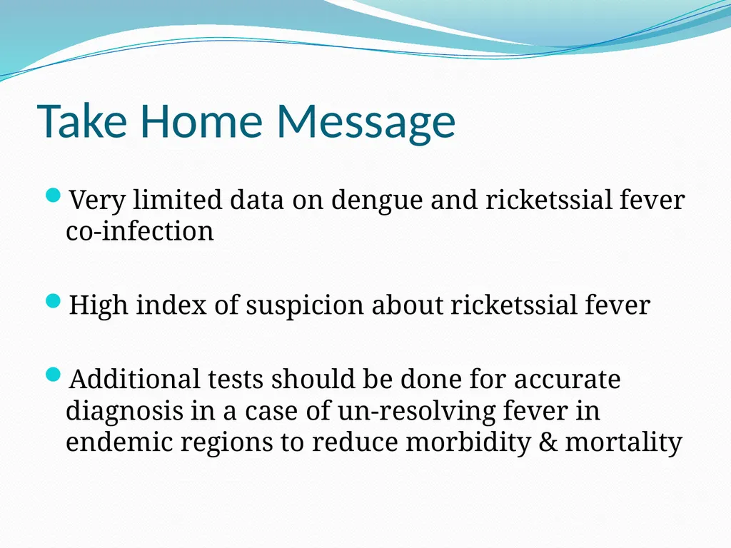 A case of Dengue Virus & Ricketssia co-infection - slide 14 of 16