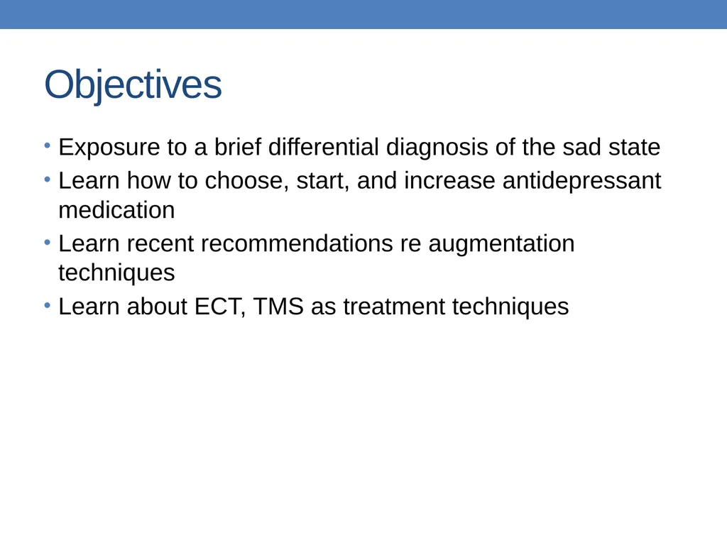 Title Slide Approach to Depression in Primary Care - slide 4 of 56