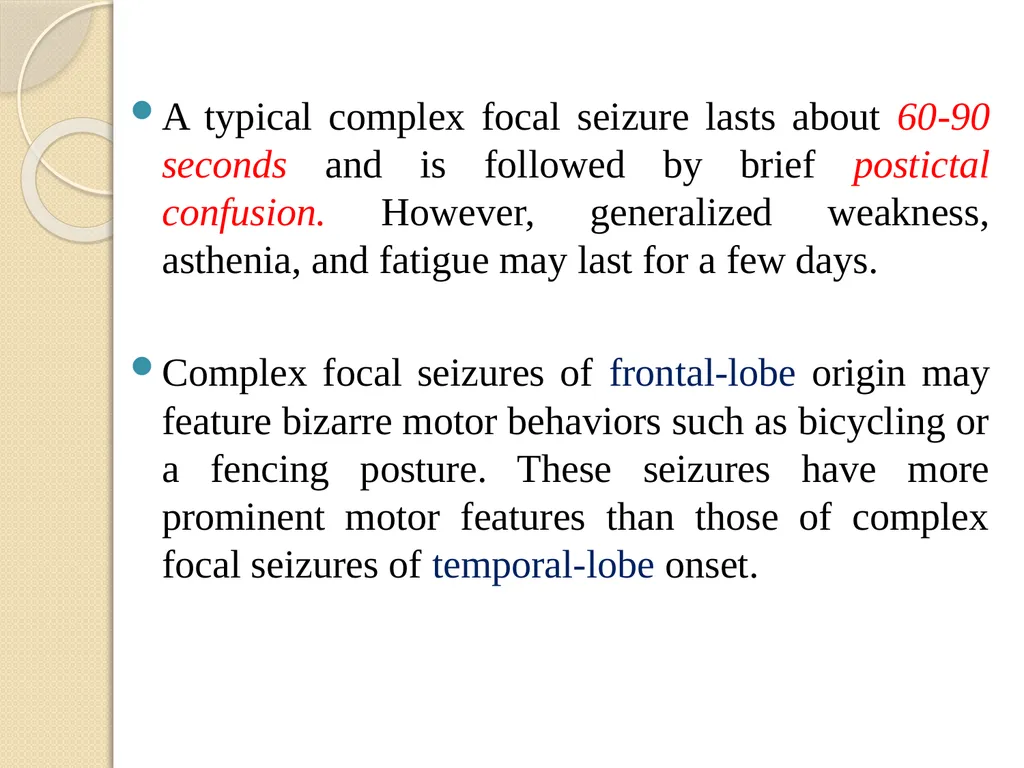 Epilepsy Definitions Seizure: Is a sudden - slide 10 of 41