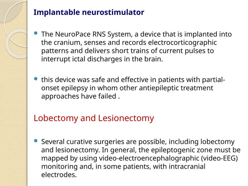 Epilepsy Definitions Seizure: Is a sudden - slide 34 of 41