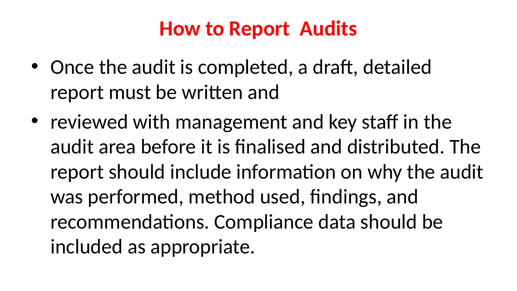 Audits in Infection Prevention and Control Dr. Ved - slide 15 of 20