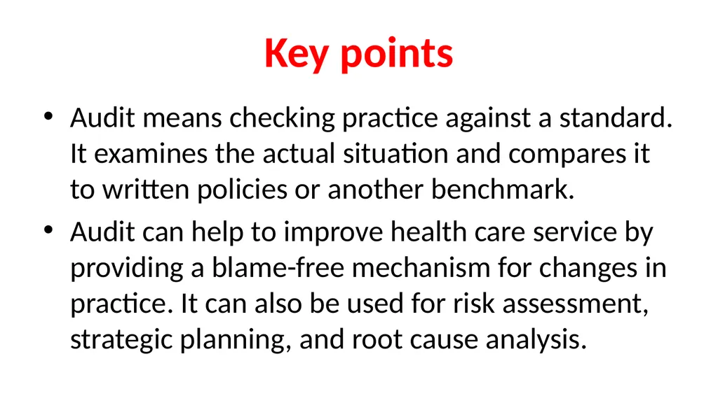 Audits in Infection Prevention and Control Dr. Ved - slide 2 of 20