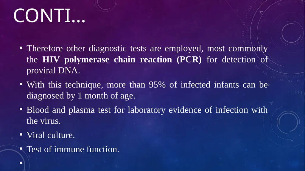 objective Introduce the HIV Define the HIV Discuss - slide 17 of 23