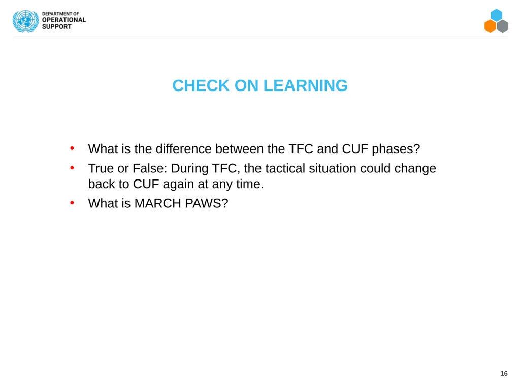 FIELD MEDICAL ASSISTANT COURSE (FMAC) MODULE 04: - slide 16 of 17