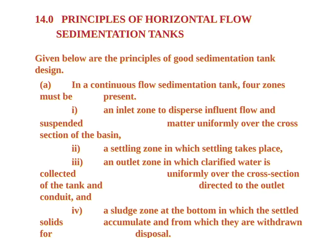 Sedimentation Sedimentation is a physical - slide 13 of 25