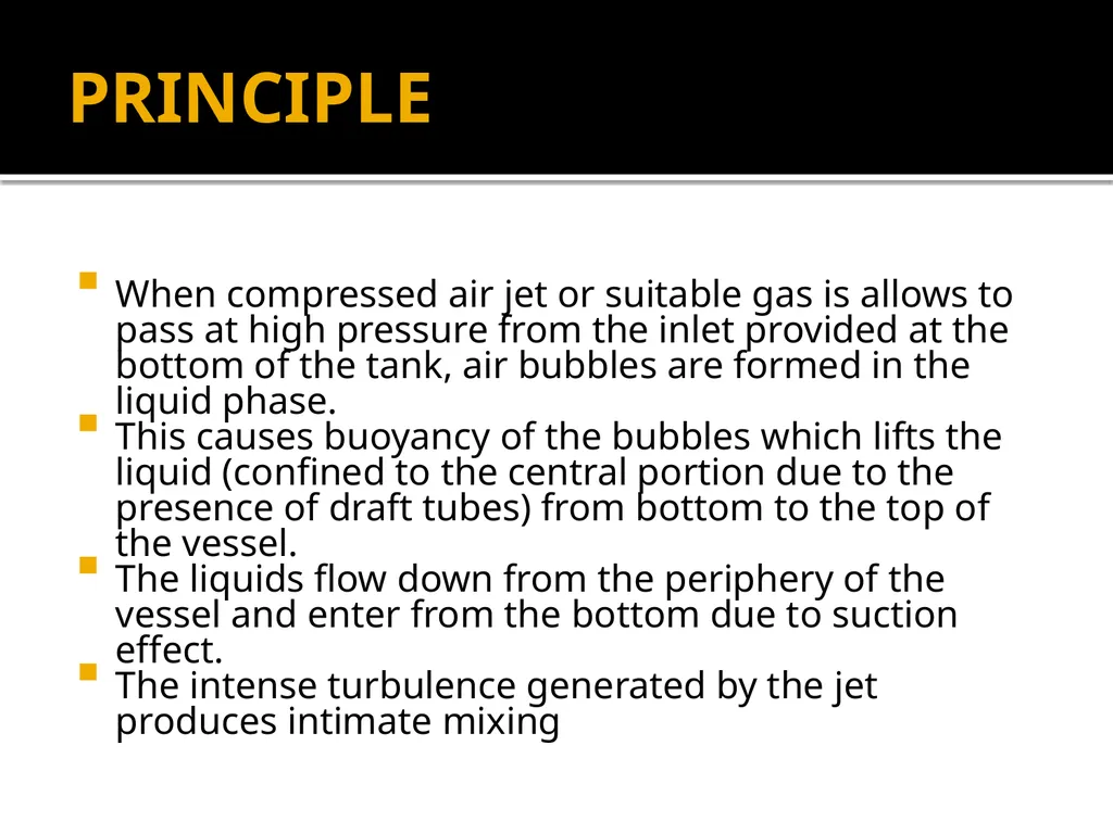 MIXING – Liquid mixing devices, vortex formation - slide 3 of 13
