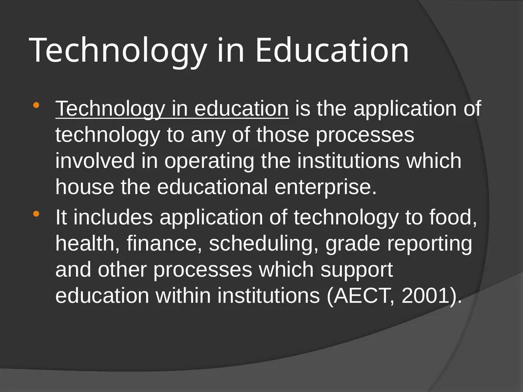 Understanding educational technology Nature, Scope - slide 12 of 14