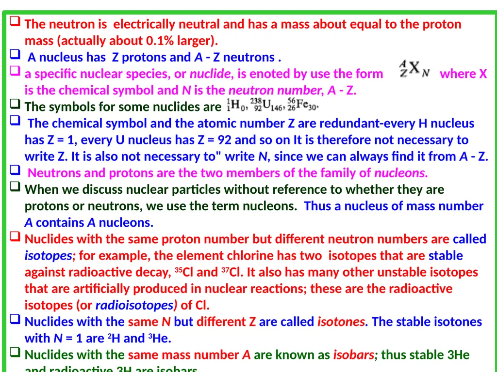 Ch-1-T162 BASIC CONCEPTS The neutron is - slide 11 of 13