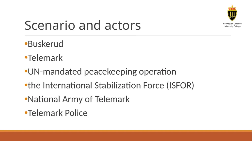 The military exercise as an arena for practicing - slide 4 of 18