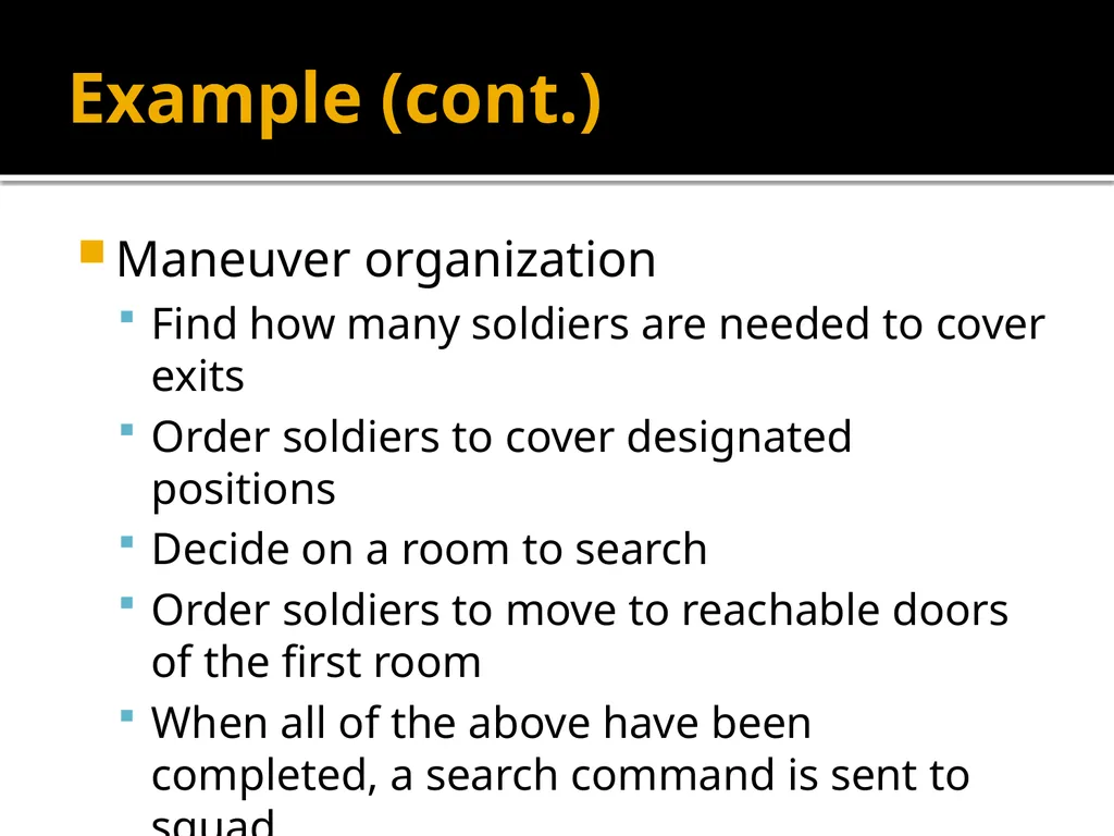 Squad Tactics and Artificial Intelligence Matt - slide 37 of 52
