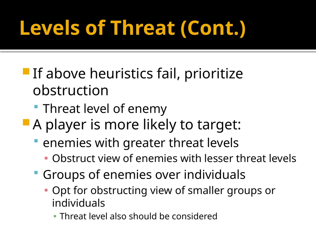 Squad Tactics and Artificial Intelligence Matt - slide 5 of 52