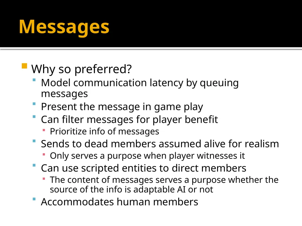 Squad Tactics and Artificial Intelligence Matt - slide 25 of 52