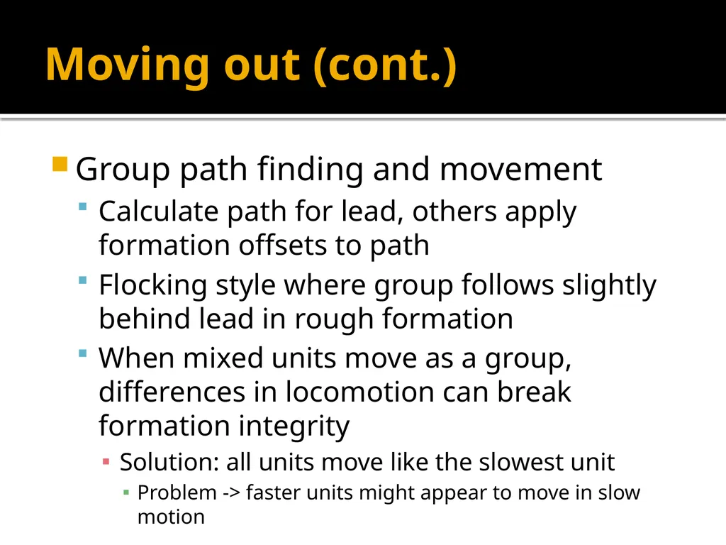 Squad Tactics and Artificial Intelligence Matt - slide 46 of 52