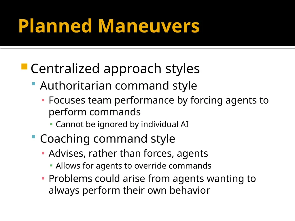 Squad Tactics and Artificial Intelligence Matt - slide 28 of 52