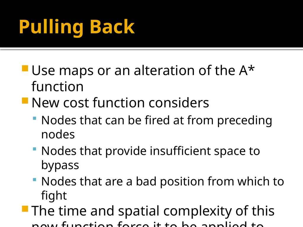 Squad Tactics and Artificial Intelligence Matt - slide 32 of 52