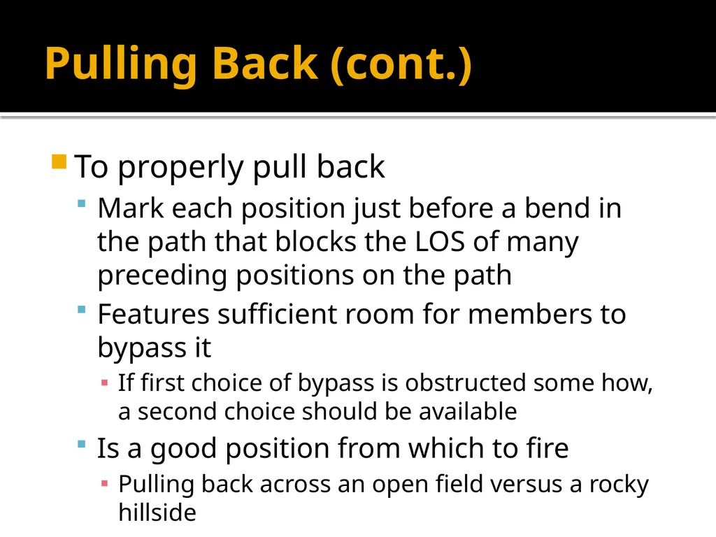 Squad Tactics and Artificial Intelligence Matt - slide 33 of 52
