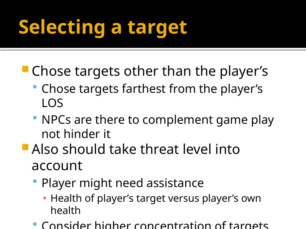 Squad Tactics and Artificial Intelligence Matt - slide 15 of 52