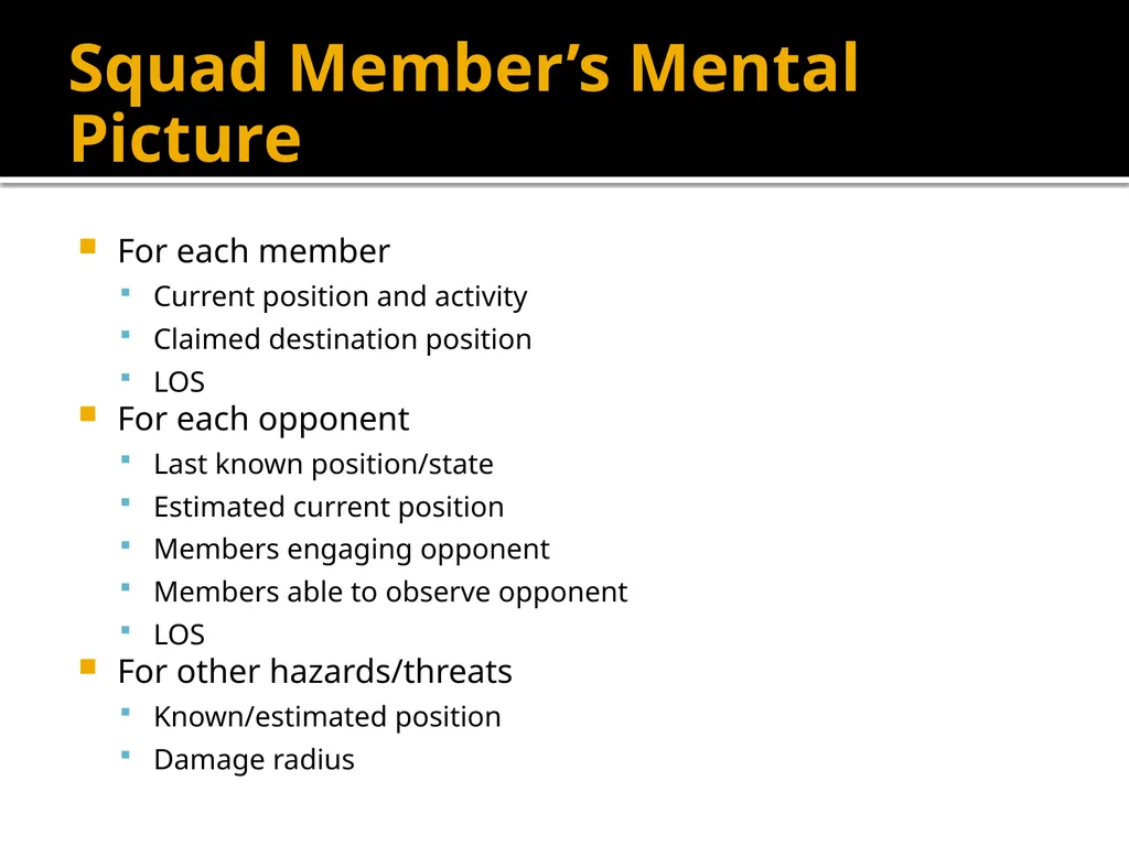 Squad Tactics and Artificial Intelligence Matt - slide 24 of 52