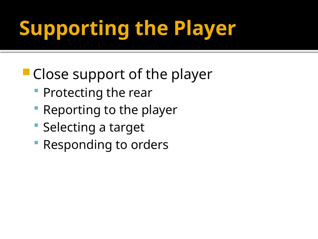 Squad Tactics and Artificial Intelligence Matt - slide 13 of 52