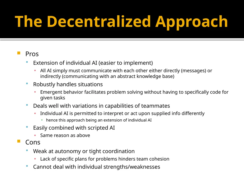 Squad Tactics and Artificial Intelligence Matt - slide 21 of 52