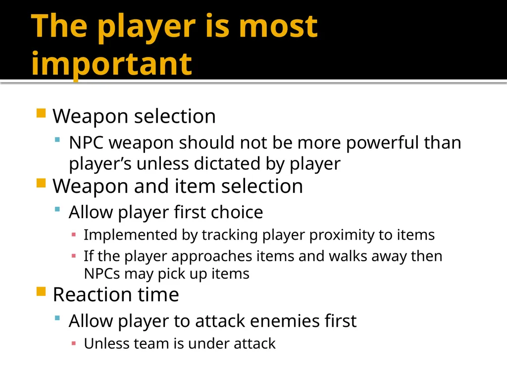 Squad Tactics and Artificial Intelligence Matt - slide 16 of 52