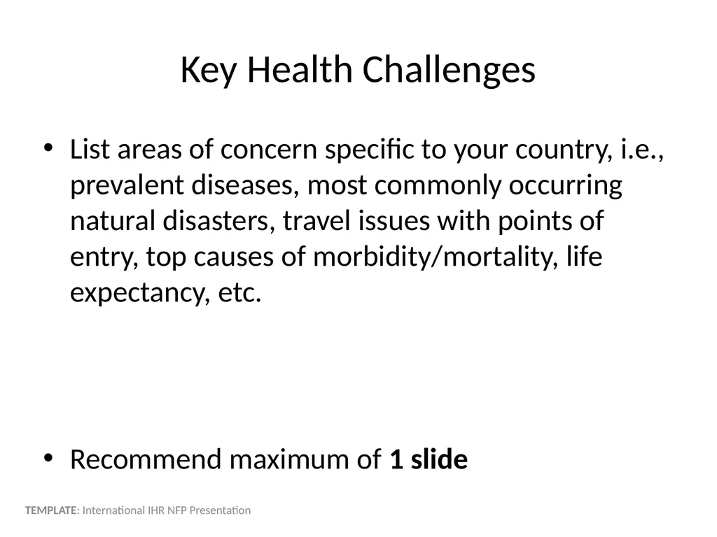 International IHR NFP Presentation Name - slide 3 of 13