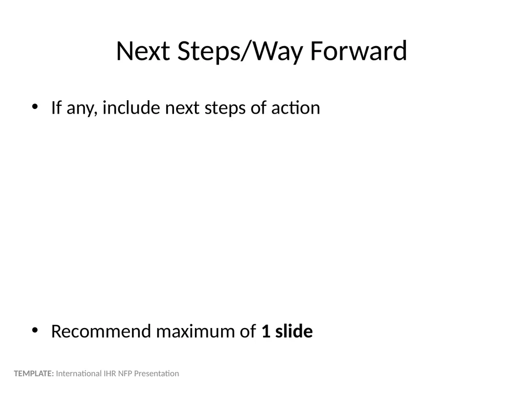 International IHR NFP Presentation Name - slide 11 of 13