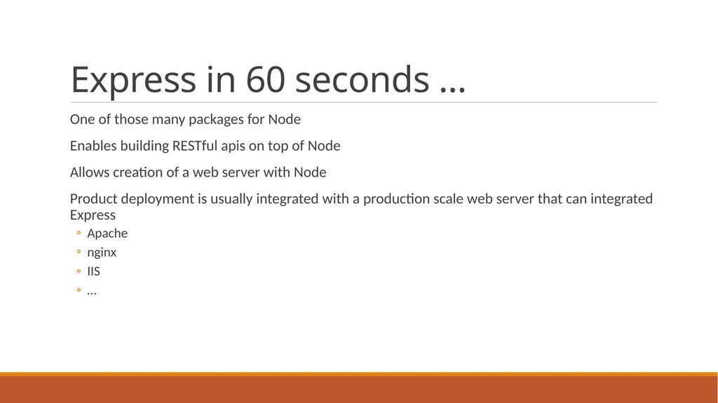 Tech Stack MERN Mongo (DB) Express (API Server - slide 7 of 25