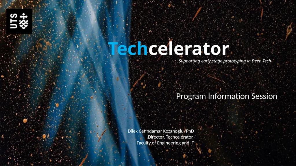 Program Information Session Techcelerator - slide 1 of 16