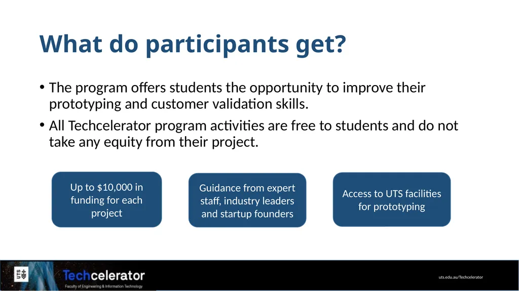Program Information Session Techcelerator - slide 5 of 16