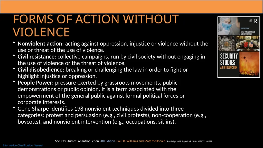 Chapter 14: Peace and Violence Peace, Violence, - slide 9 of 11