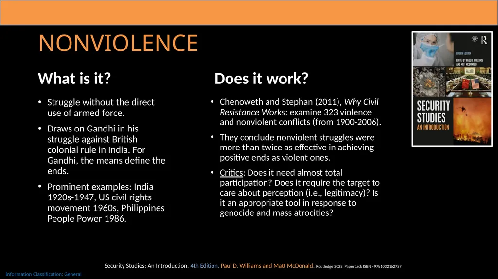 Chapter 14: Peace and Violence Peace, Violence, - slide 8 of 11