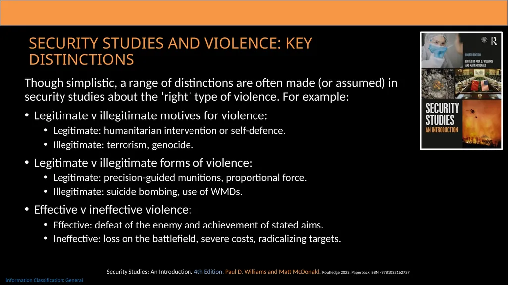 Chapter 14: Peace and Violence Peace, Violence, - slide 4 of 11