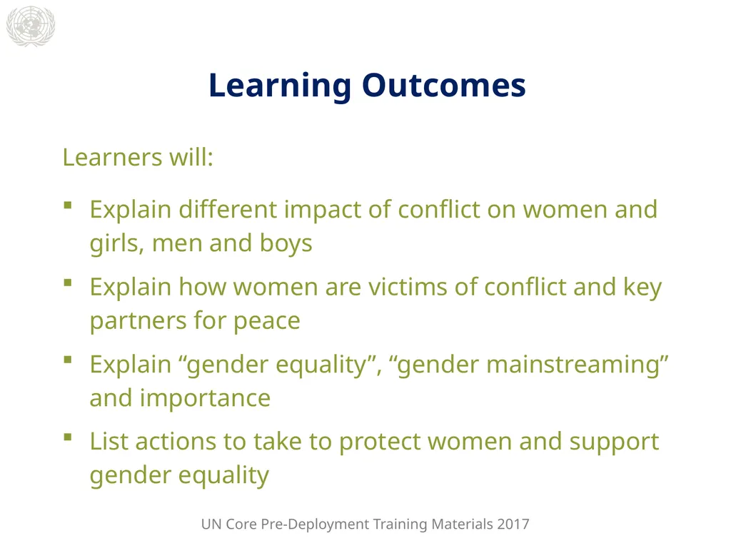 Module 2: Mandated Tasks of United Nations - slide 3 of 27