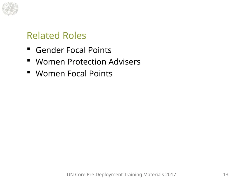 Module 2: Mandated Tasks of United Nations - slide 20 of 27