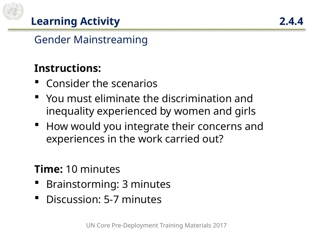 Module 2: Mandated Tasks of United Nations - slide 24 of 27