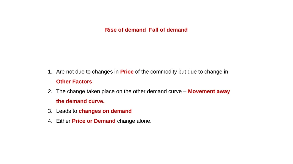 CHANGES IN DEMAND Presented by- Sultan Ahmed - slide 18 of 20
